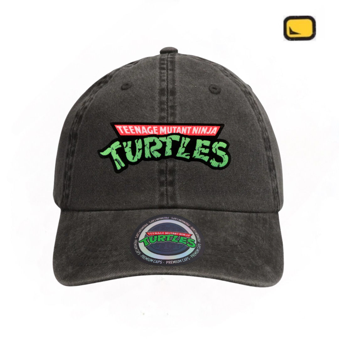 Gorra Tortugas Ninja TMNT “Classic Logo” Gris Vintage