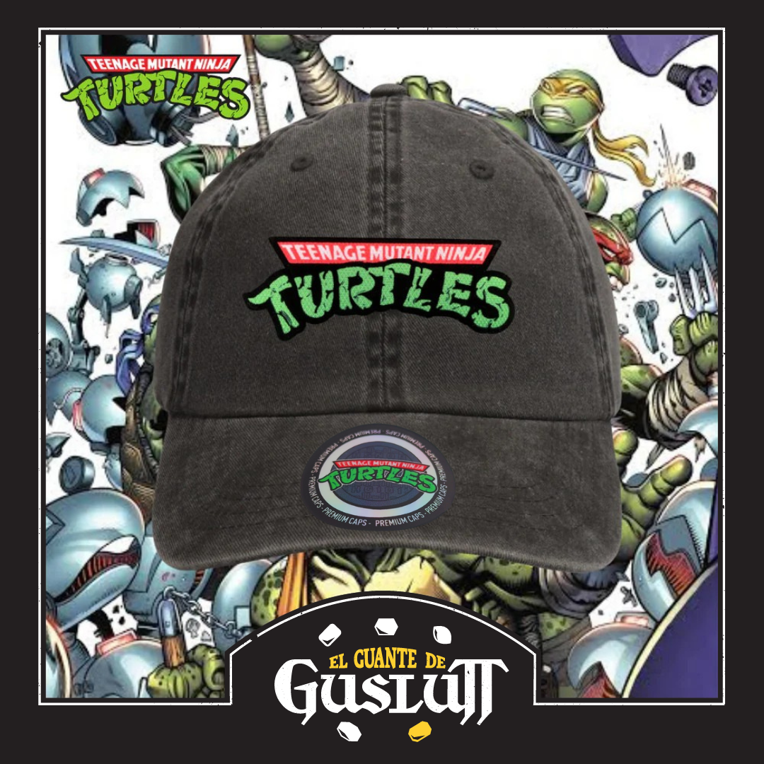 Gorra Tortugas Ninja TMNT “Classic Logo” Gris Vintage