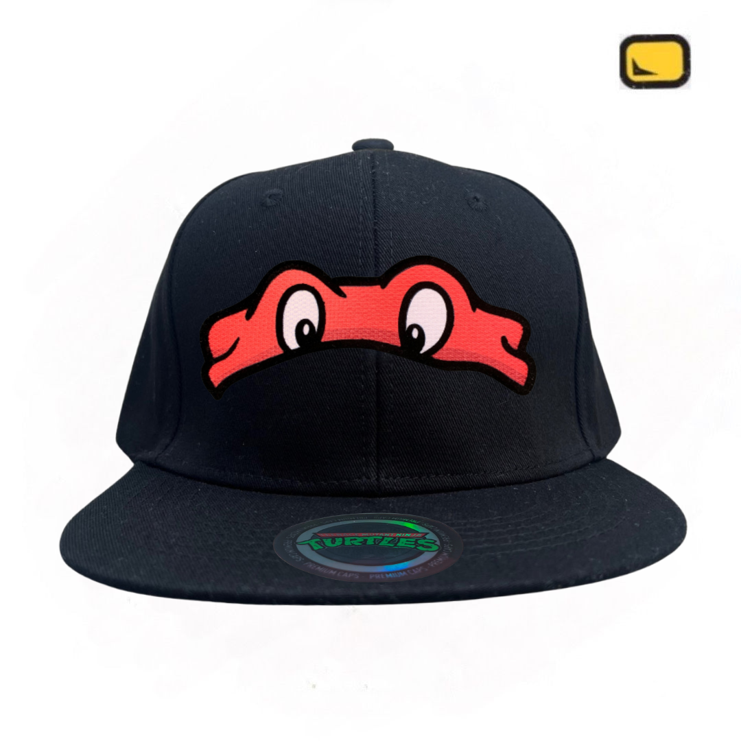 Gorra Tortugas Ninja TMNT “Raphael Mask” Snapback Negra