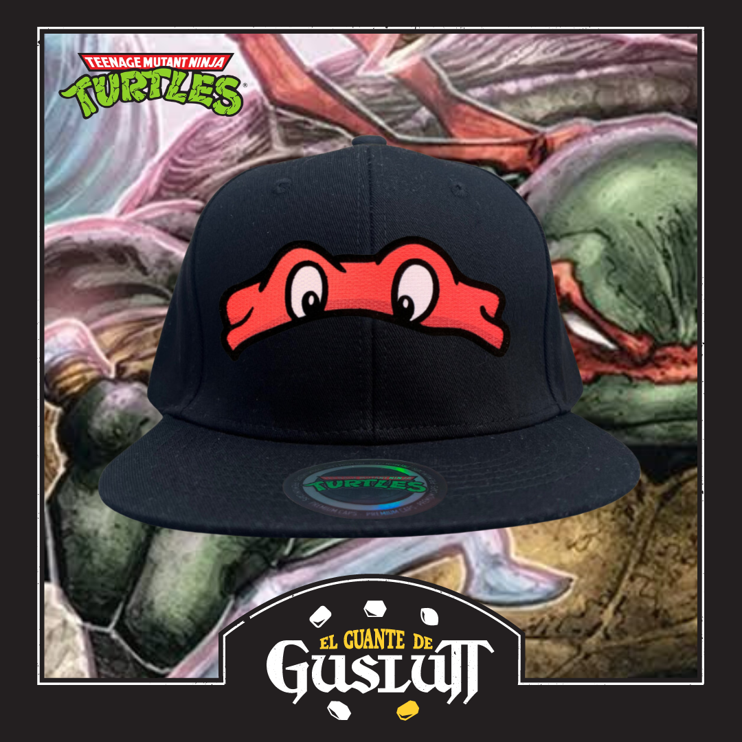 Gorra Tortugas Ninja TMNT “Raphael Mask” Snapback Negra