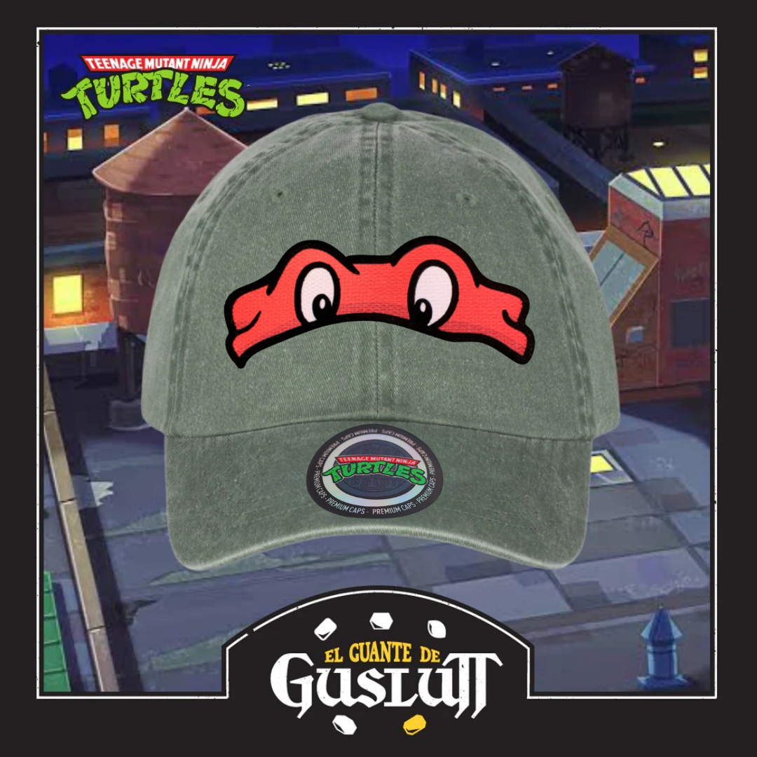 Gorra Tortugas Ninja TMNT “Raphael Mask” Verde Vintage