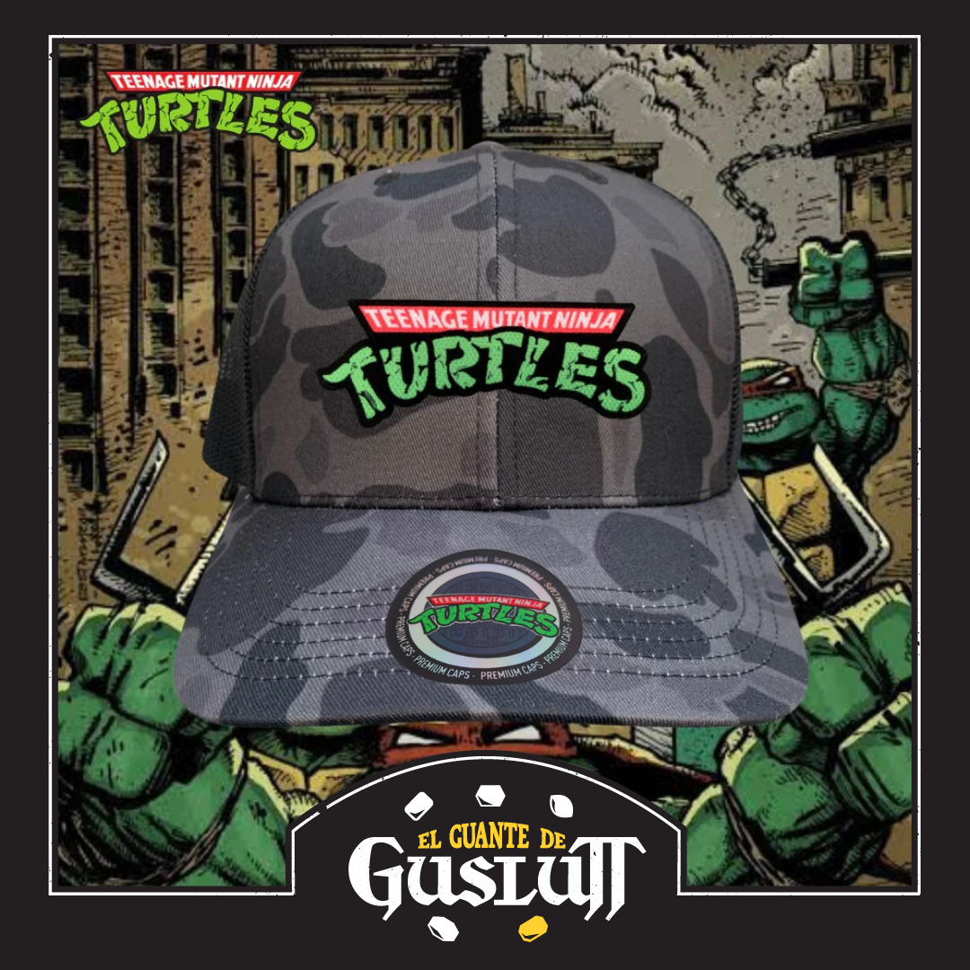 Gorra Tortugas Ninja TMNT “Classic Logo” Camo Premium Trucker