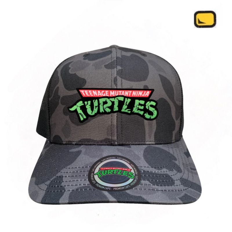 Gorra Tortugas Ninja TMNT “Classic Logo” Camo Premium Trucker