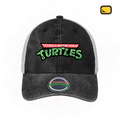 Gorra Tortugas Ninja TMNT “Classic Logo” Gris-Blanca Trucker