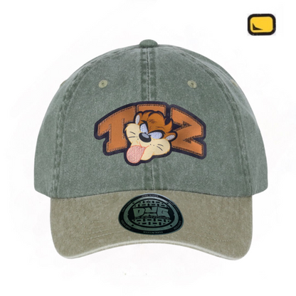 Gorra Looney Tunes “Taz” Verde-Beige Vintage