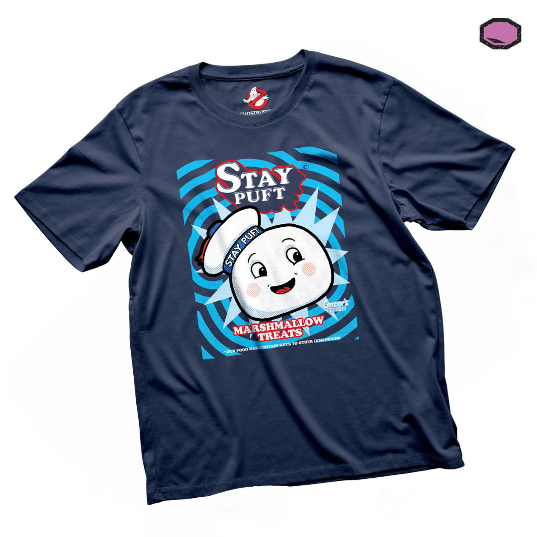 Playera Ghostbusters “Stay Puft” Azul Marino