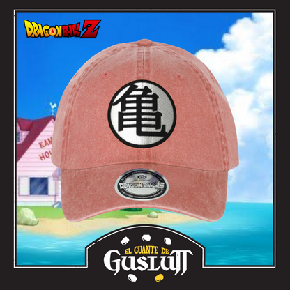 Gorra Dragon Ball Z “Kame Kanji” Naranja Vintage