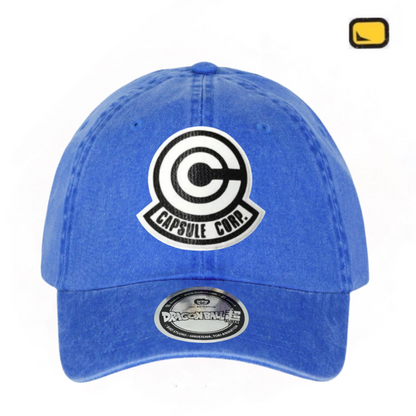 Gorra Dragon Ball Z “Capsule Corp Logo” Azul Royal Vintage