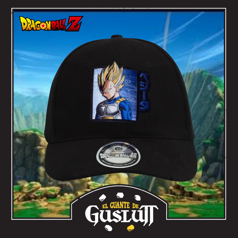 Gorra Dragon Ball Z “Super Saiyan Vegeta” Negra