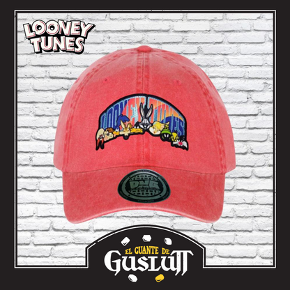 Gorra Looney Tunes “That’s all folks” Coral Vintage