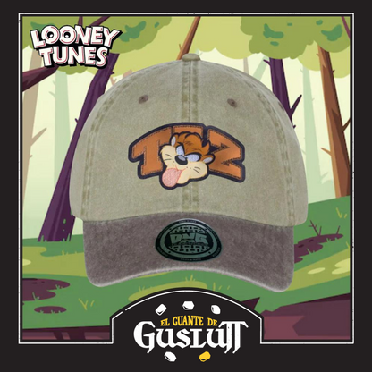 Gorra Looney Tunes “Taz” Beige-Café Vintage