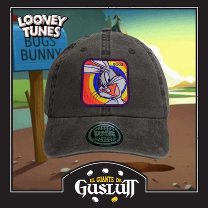 Gorra Looney Tunes “Bugs Bunny Patch” Gris Vintage