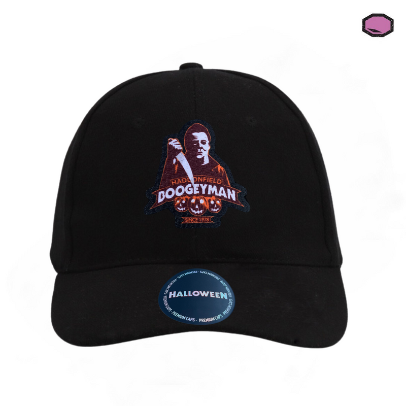 Gorra Halloween “The Boogeyman of Haddonfield” Negra