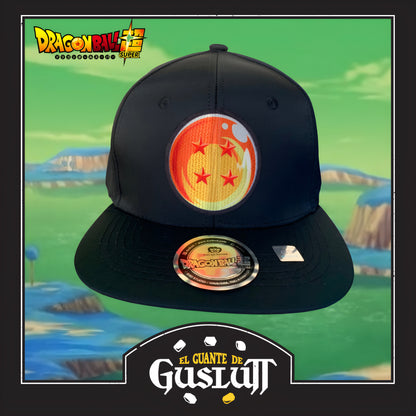 Gorra Dragon Ball Super “4 Stars”  Snapback Negra