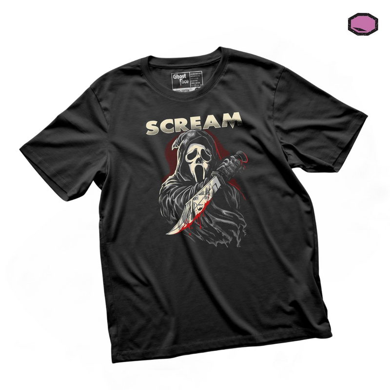 Playera Scream “Ghostface” Negra