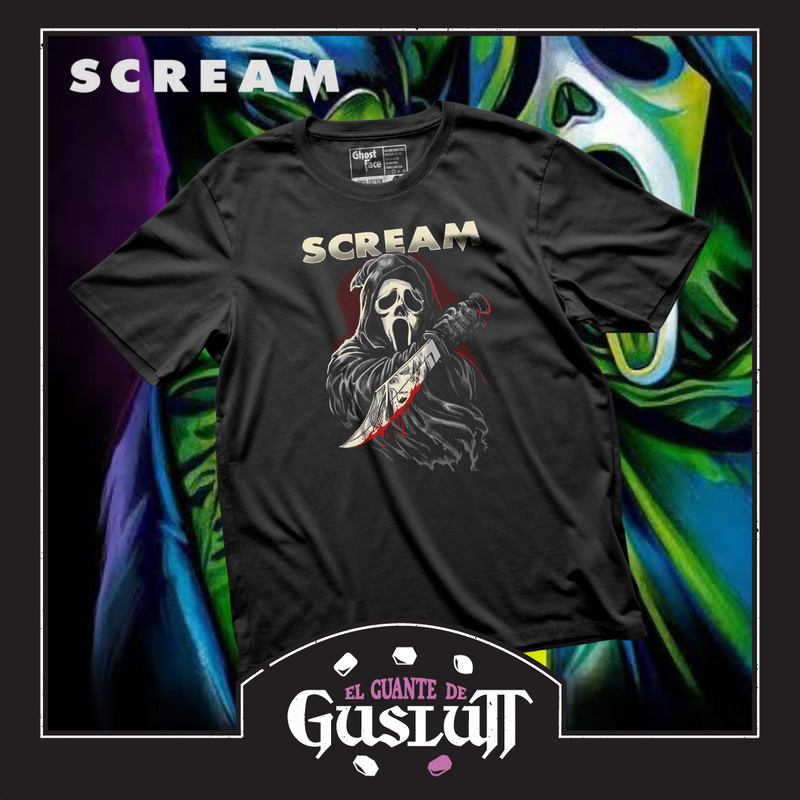 Playera Scream “Ghostface” Negra