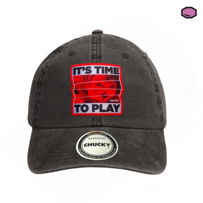 Gorra Chucky “It’s Time to Play” Gris Vintage