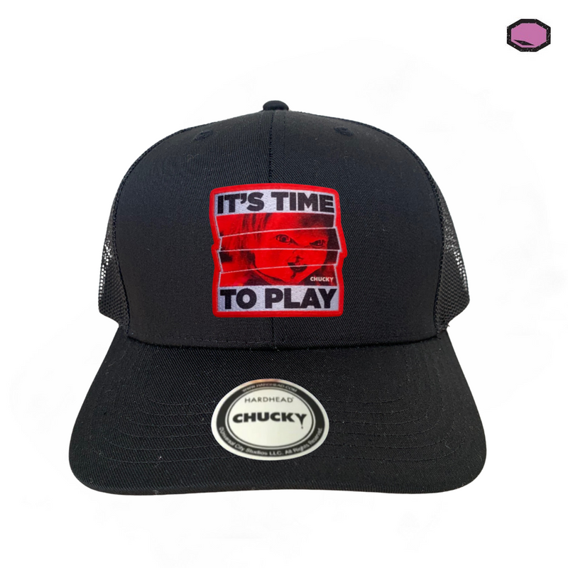 Gorra Chucky “It’s time to play” Negra Premium Trucker