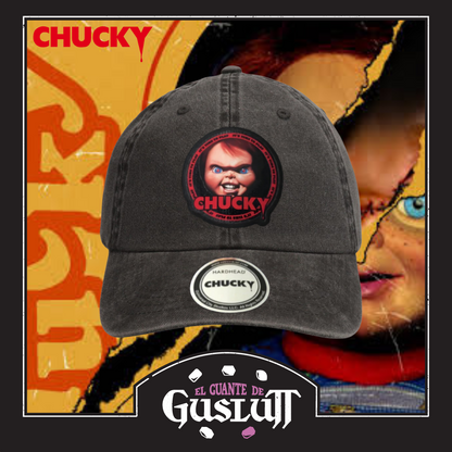 Gorra Chucky “Wanna Play?” Gris Vintage