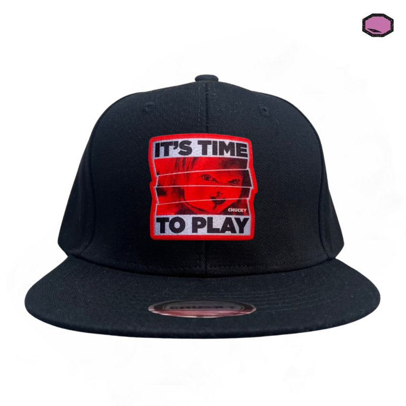 Gorra Chucky “It’s Time to Play” Snapback Negra