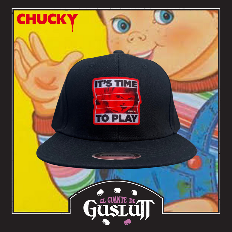 Gorra Chucky “It’s Time to Play” Snapback Negra