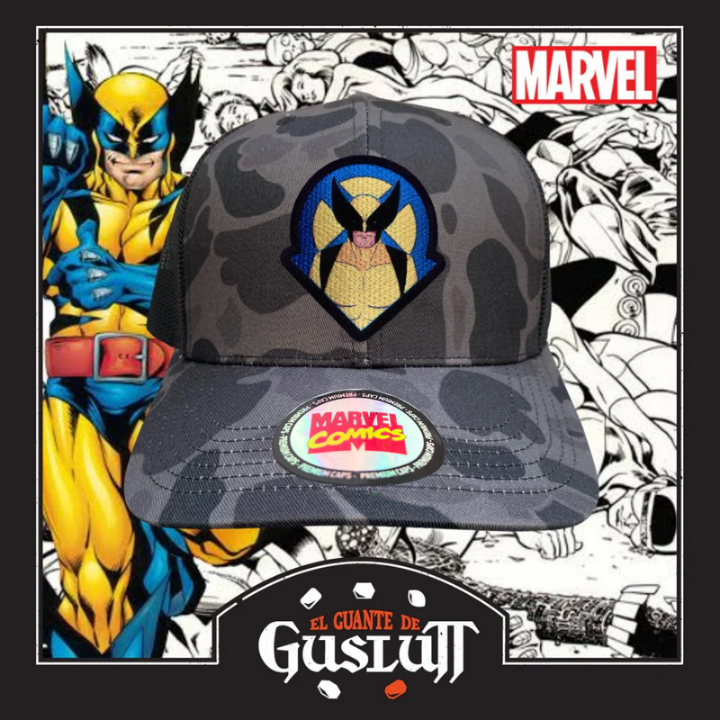 Gorra Marvel “Wolverine” Camo Premium Trucker