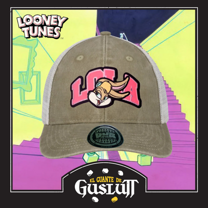 Gorra Looney Tunes “Lola Bunny” Beige-Blanca Trucker