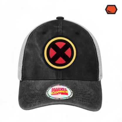 Gorra Marvel “X-Men Logo” Gris-Blanca Trucker