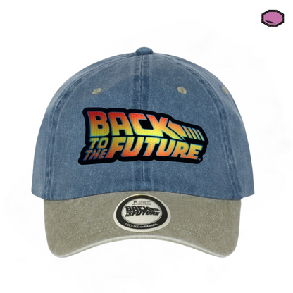 Gorra Back to the Future “Classic Logo” Azul-Beige Vintage