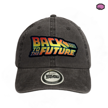 Gorra Back to the Future “Classic Logo” Gris Vintage