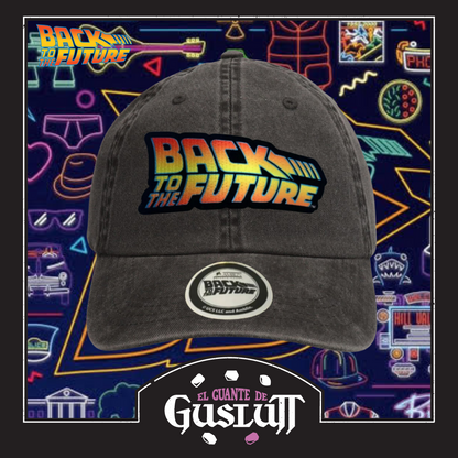 Gorra Back to the Future “Classic Logo” Gris Vintage