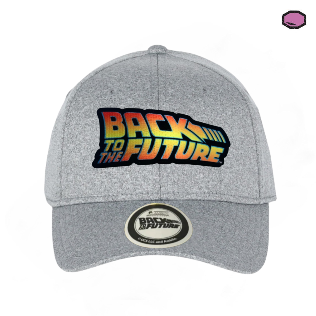 Gorra Back to the Future “Classic Logo” Gris Jaspe