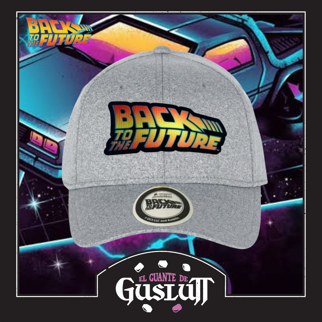 Gorra Back to the Future “Classic Logo” Gris Jaspe