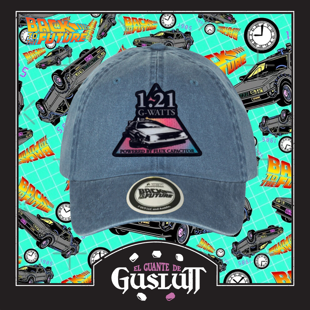 Gorra Back to the Future “1.21 G-Watts” Azul Vintage