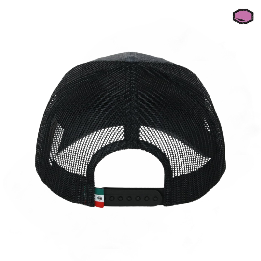 Gorra Back to the Future “1.21 G-Watts” Gris-Negra Premium Trucker