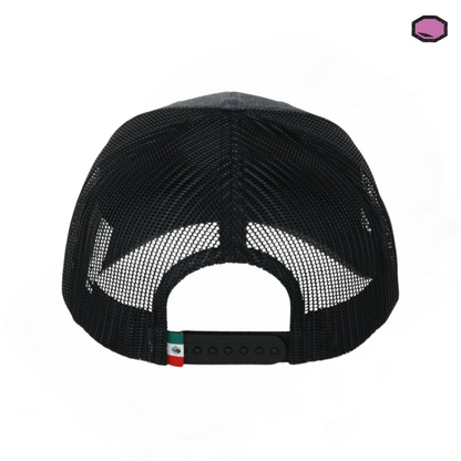 Gorra Back to the Future “1.21 G-Watts” Gris-Negra Premium Trucker