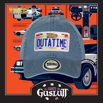 Gorra Back to the Future “Outatime” Azul Vintage