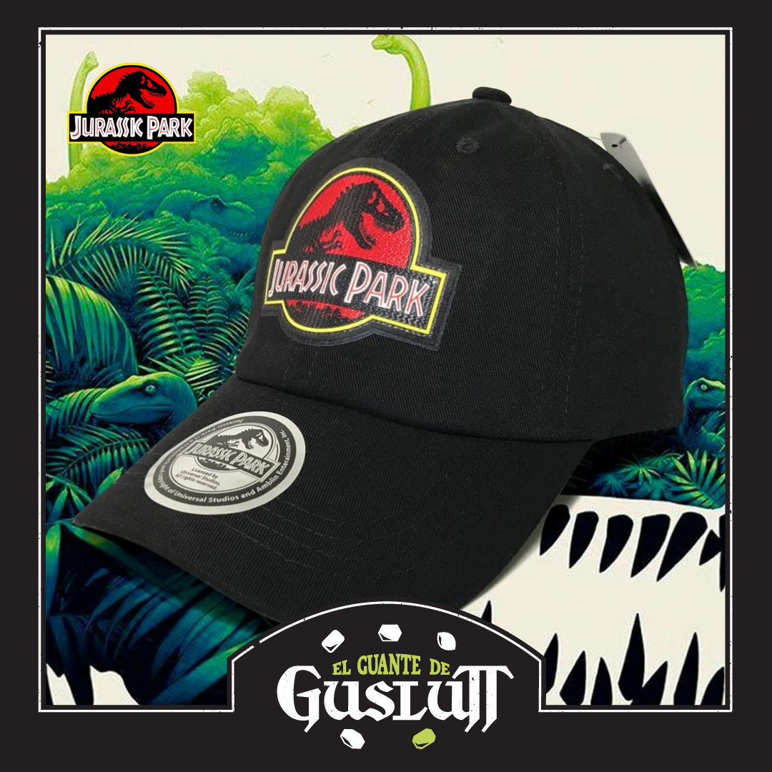 Gorra Jurassic Park “Red Logo” Negra