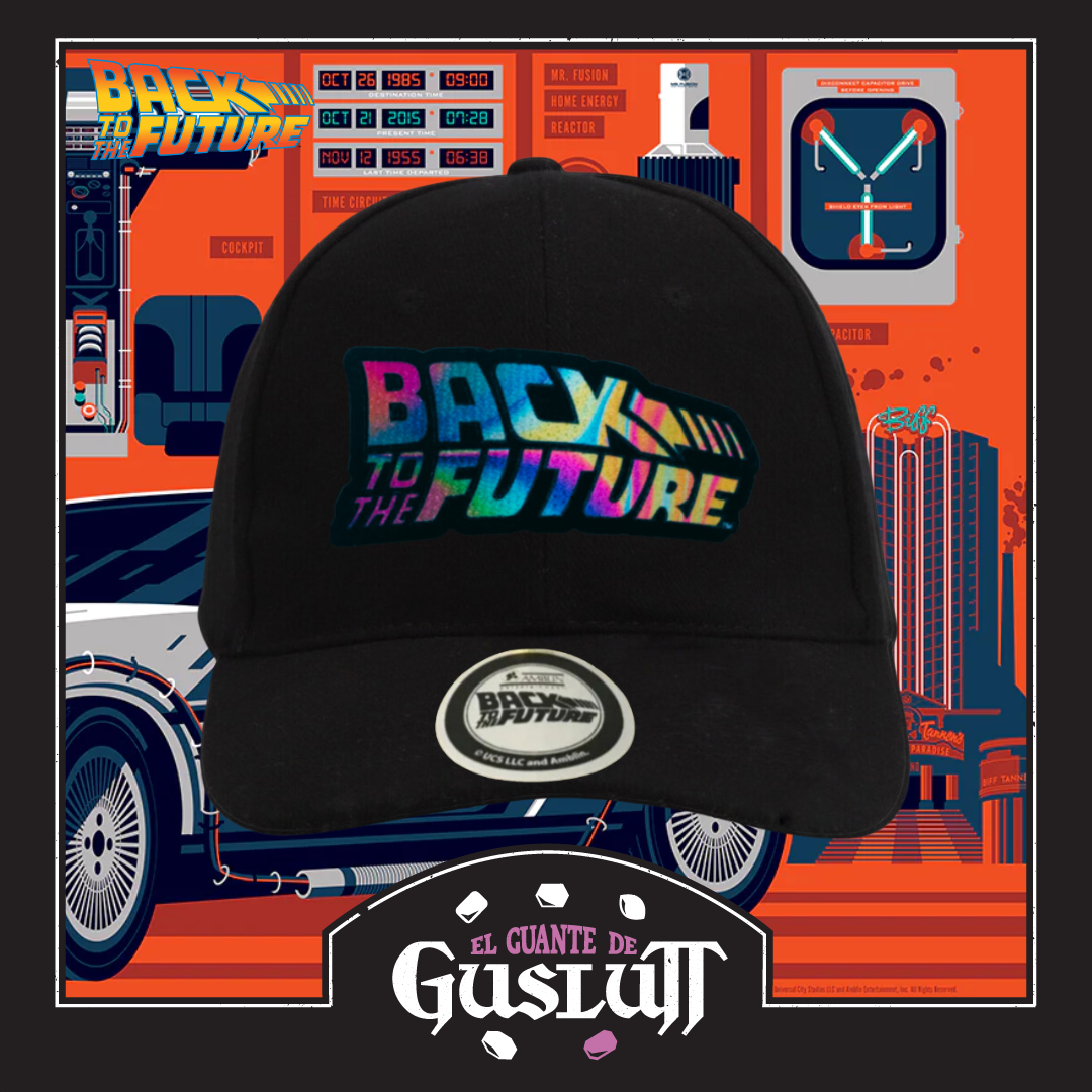 Gorra Back to the Future “Classic Logo Litmus” Logo Negra