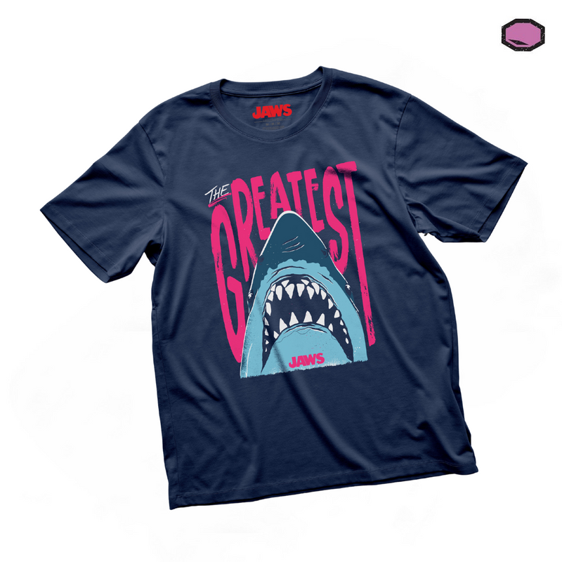 Playera Universal Studios Jaws “The Greatest” Azul Marino