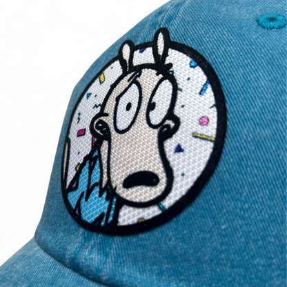 Gorra Nickelodeon “Rocko’s Modern Life” Azul Turquesa Vintage