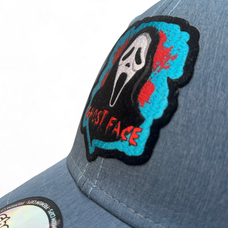 Gorra Scream “Ghostface” Premium Flex Fit Azul