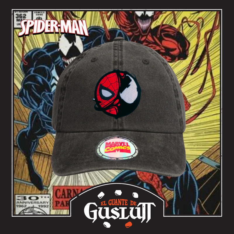 Gorra Spiderman “Symbiote” Gris Vintage