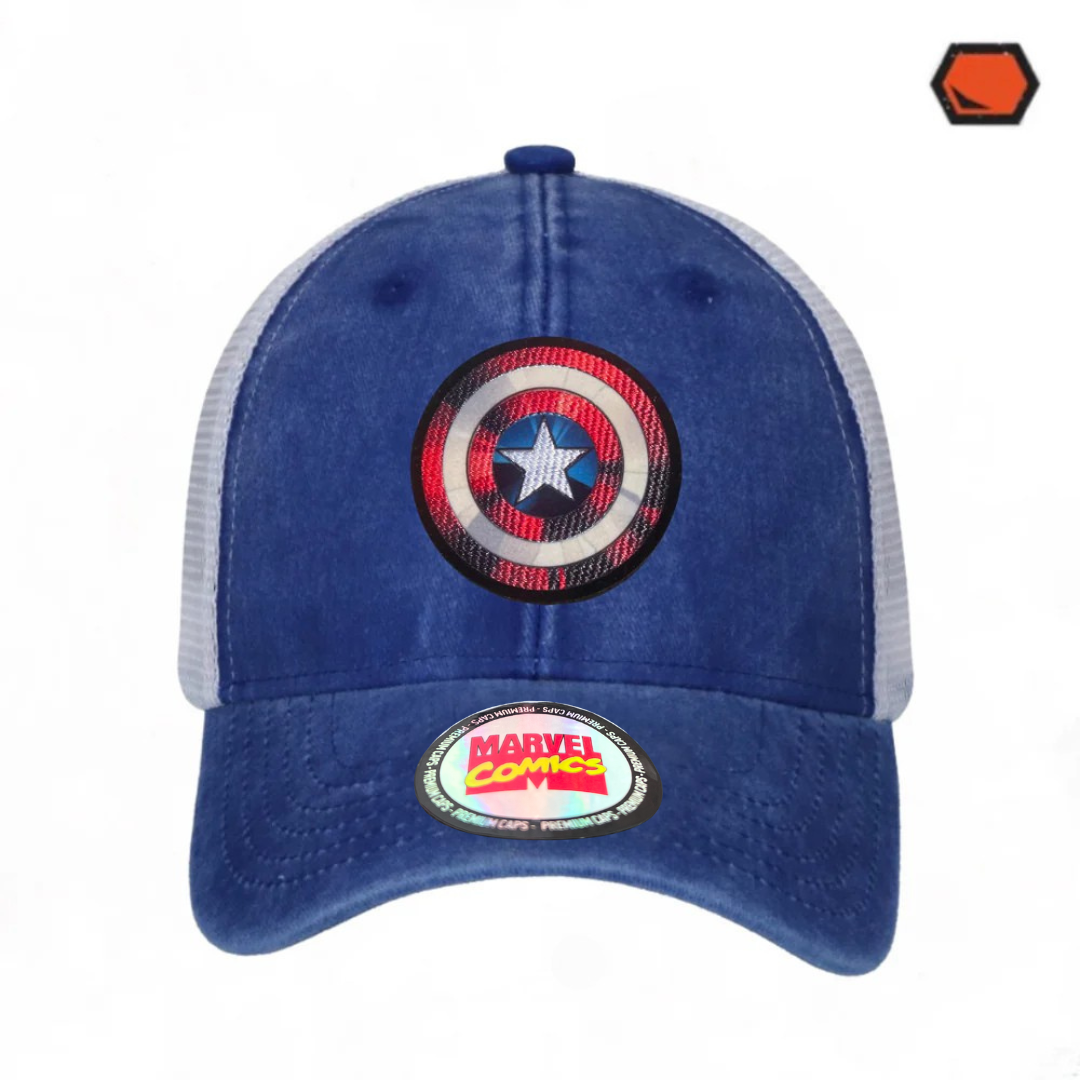 Gorra Marvel Captain America “The First Avenger” Azul Royal Trucker