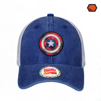 Gorra Marvel Captain America “The First Avenger” Azul Royal Trucker