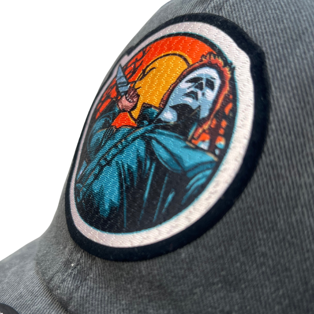 Gorra Halloween “Michael Myers” Gris Vintage