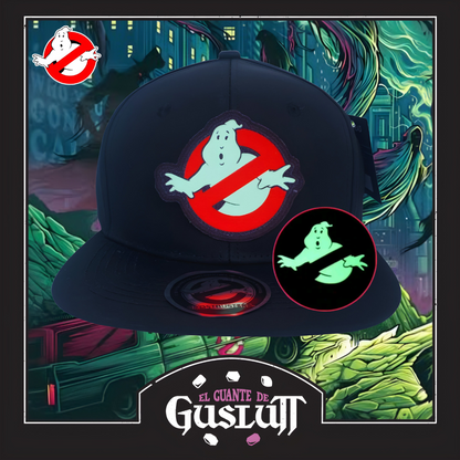 Gorra Ghostbusters “Glow in the Dark Classic Logo” Snapback Negra