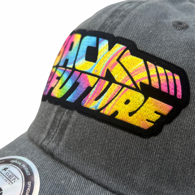 Gorra Back to the Future “Classic Logo Litmus” Gris Vintage