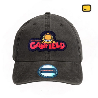 Gorra Garfield Logo Gris Vintage