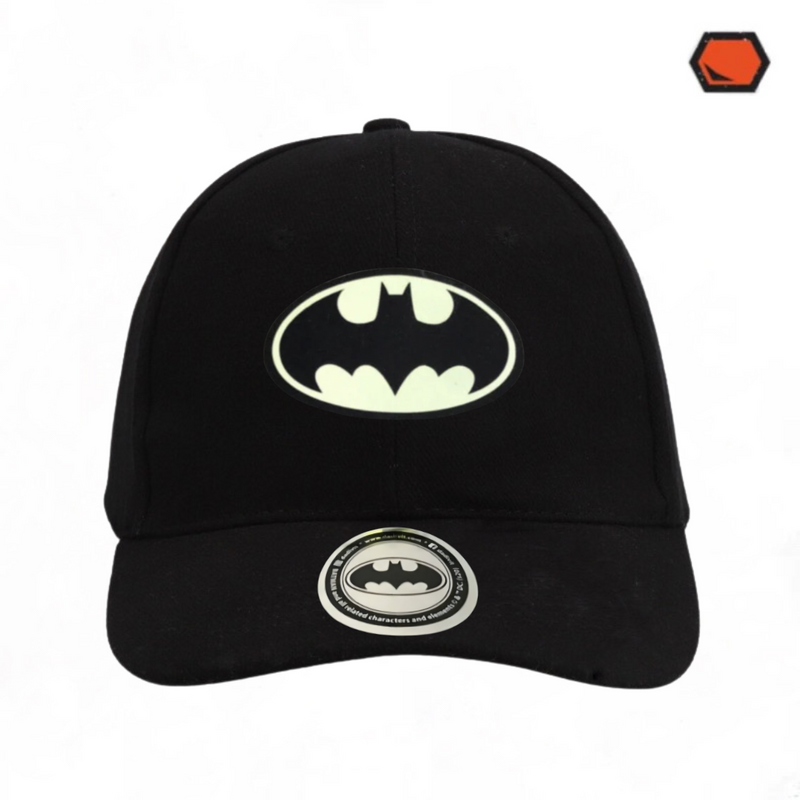 Gorra DC Comics Batman Logo “Glow in the Dark” Negra